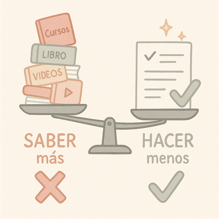 El secreto: hacer menos pero bien